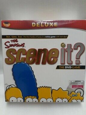 New Sealed The Simpsons Scene It? Deluxe Edition DVD Trivia Board Game 2009